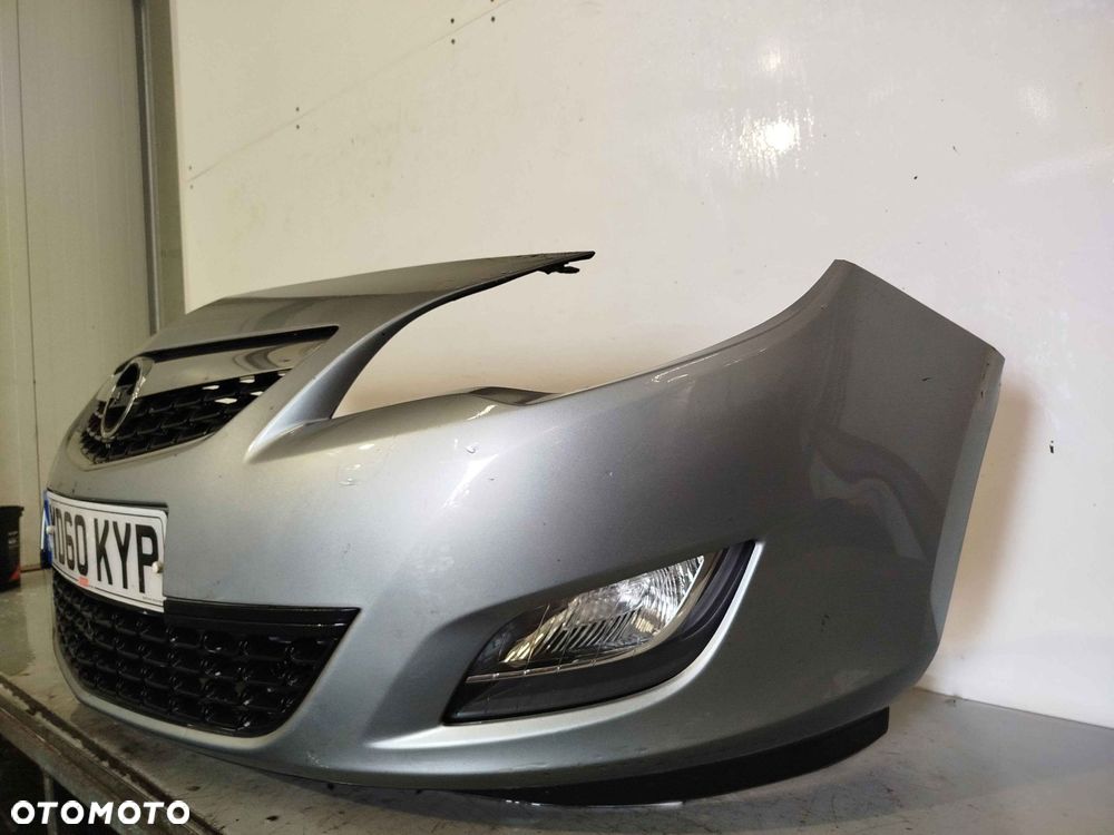 ^ ZDERZAK PRZÓD PRZEDNI OPEL ASTRA J 4 IV Z179 SZARY HALOGENY - 2