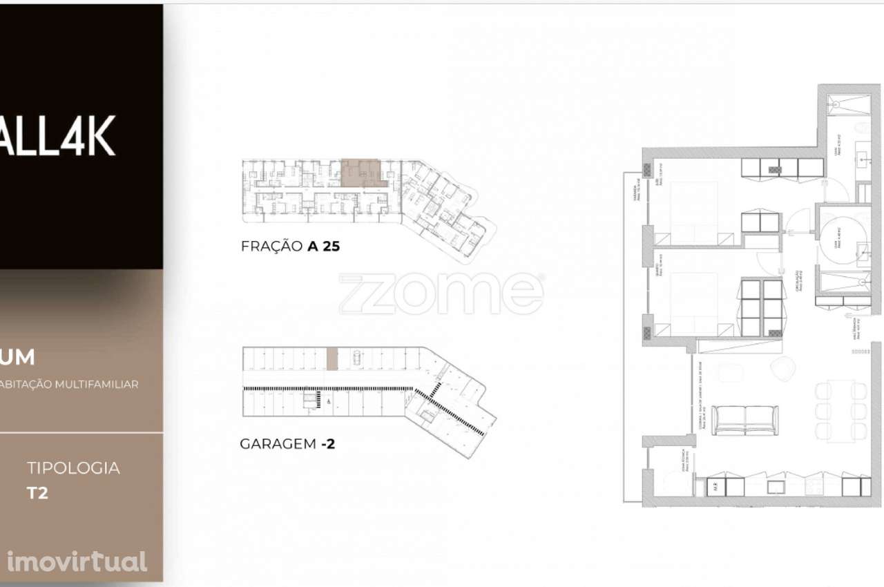 Apartamento T2 em construção em Oliveira do Douro, Vila Nova de Gai... - Grande imagem: 2/15