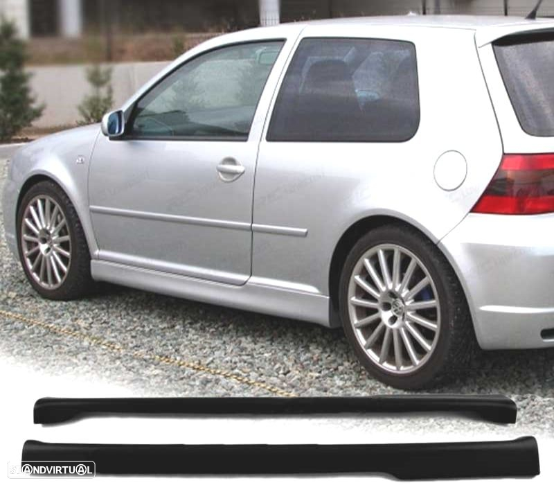 EMBALADEIRAS LATERAIS VOLKSWAGEN VW GOLF 4 IV 97-03 LOOK R32 - 2