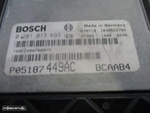 Centralina P05187449AC DODGE CALIBER 2008 2.0 CRD 140CV 5P PRETO BOSCH - 2