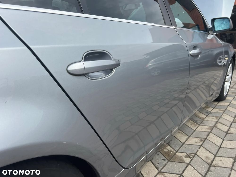 BMW E60 DRZWI PRAWE TYŁ SILBERGRAU - 3