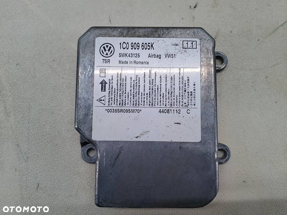 ZESTAW PODUSZEK AIRBAG, PASY SENSOR SKODA PRAKTIK 5J1880202 5J0880201D - 10