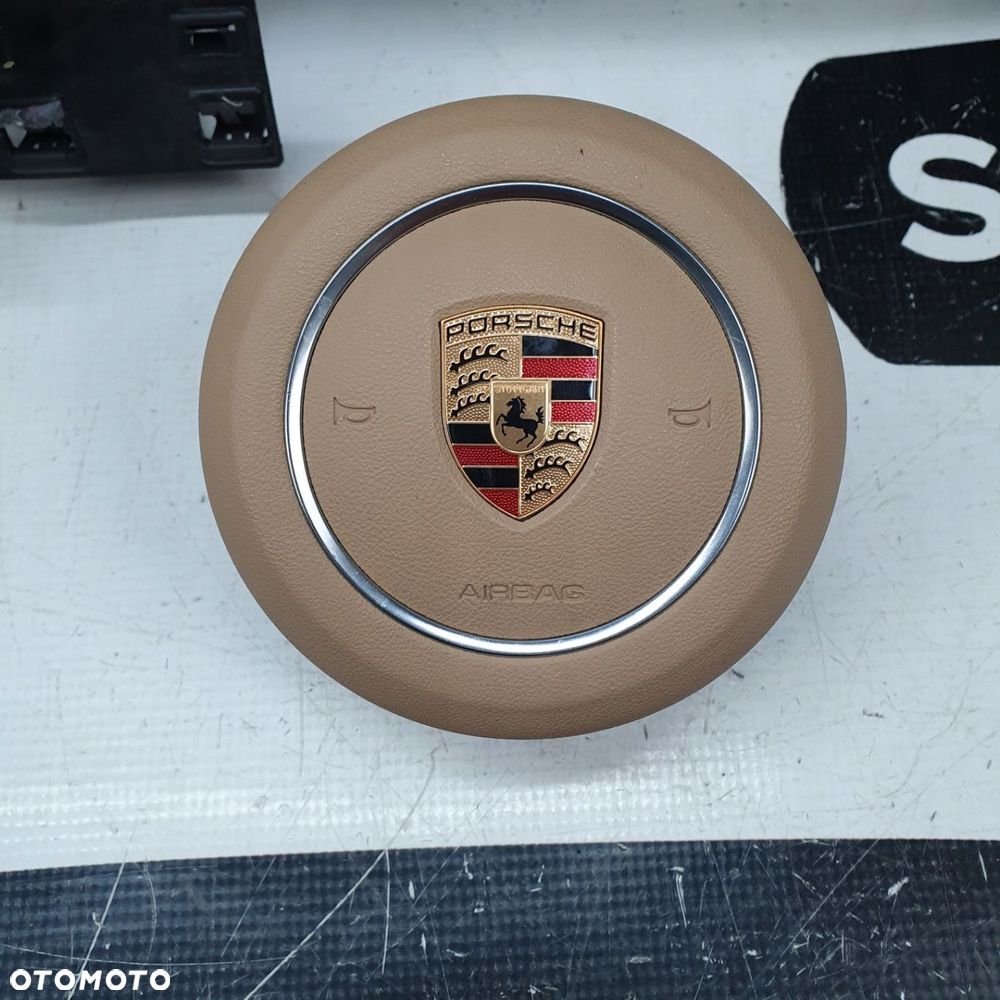 PORSCHE CAYMAN 982 BOXTER 718 DESKA ROZDZIELCZA KONSOLA KOKPIT PULPIT PODUSZKI AIRBAG AIR BAG PASY KIT SET - 7