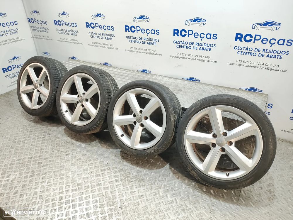 Conjunto de jantes 18 originais Audi A4 B8 S-Line 8J ET47 5x112 - 7