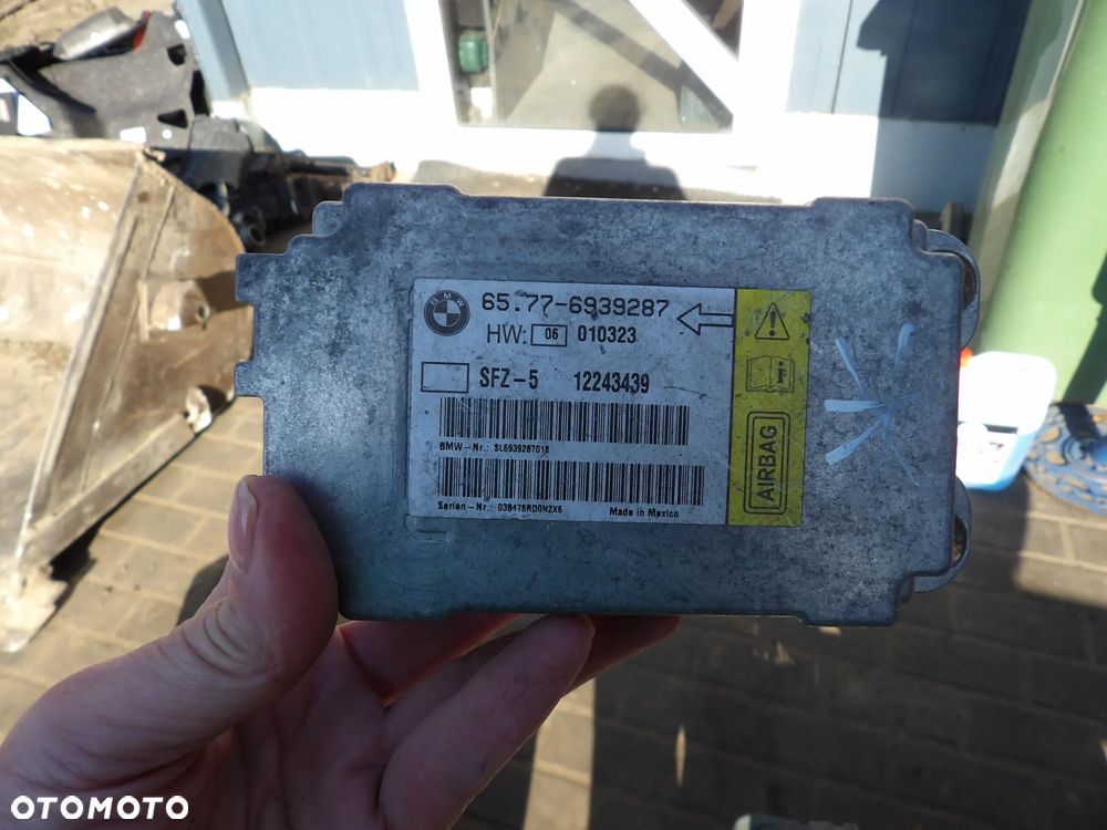 BMW - E60,E61 - MODUŁ , STEROWNIK PODUSZEK POWIETRZNYCH - AIRBAG - 6939287 - 1