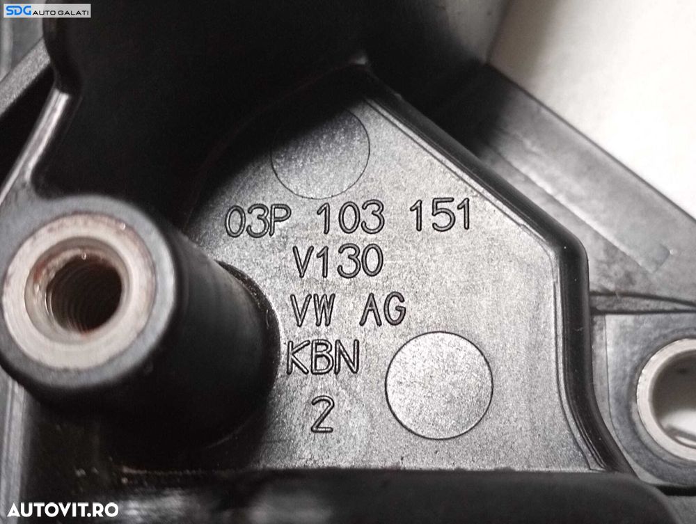 Capac Flansa Simering Vibrochen Arbore Cotit Volkswagen Polo 6R 1.2 D 2010 - 2014 Cod 03P103151 [M4880] - 4