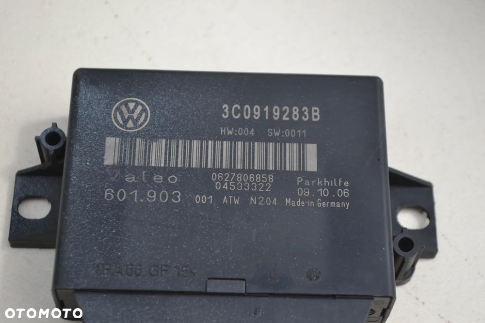 VW AUDI SEAT SKODA MODUŁ STEROWNIK CZUJNIKÓW PARKOWANIA PDC 3C0919283B - 2