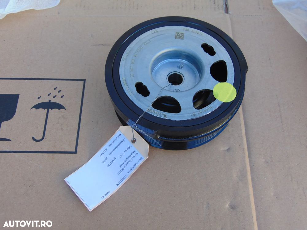 Fulie vibrochen Renault 1.2 Austral Dacia duster cod 123032207r Produs NOU h5f - 1