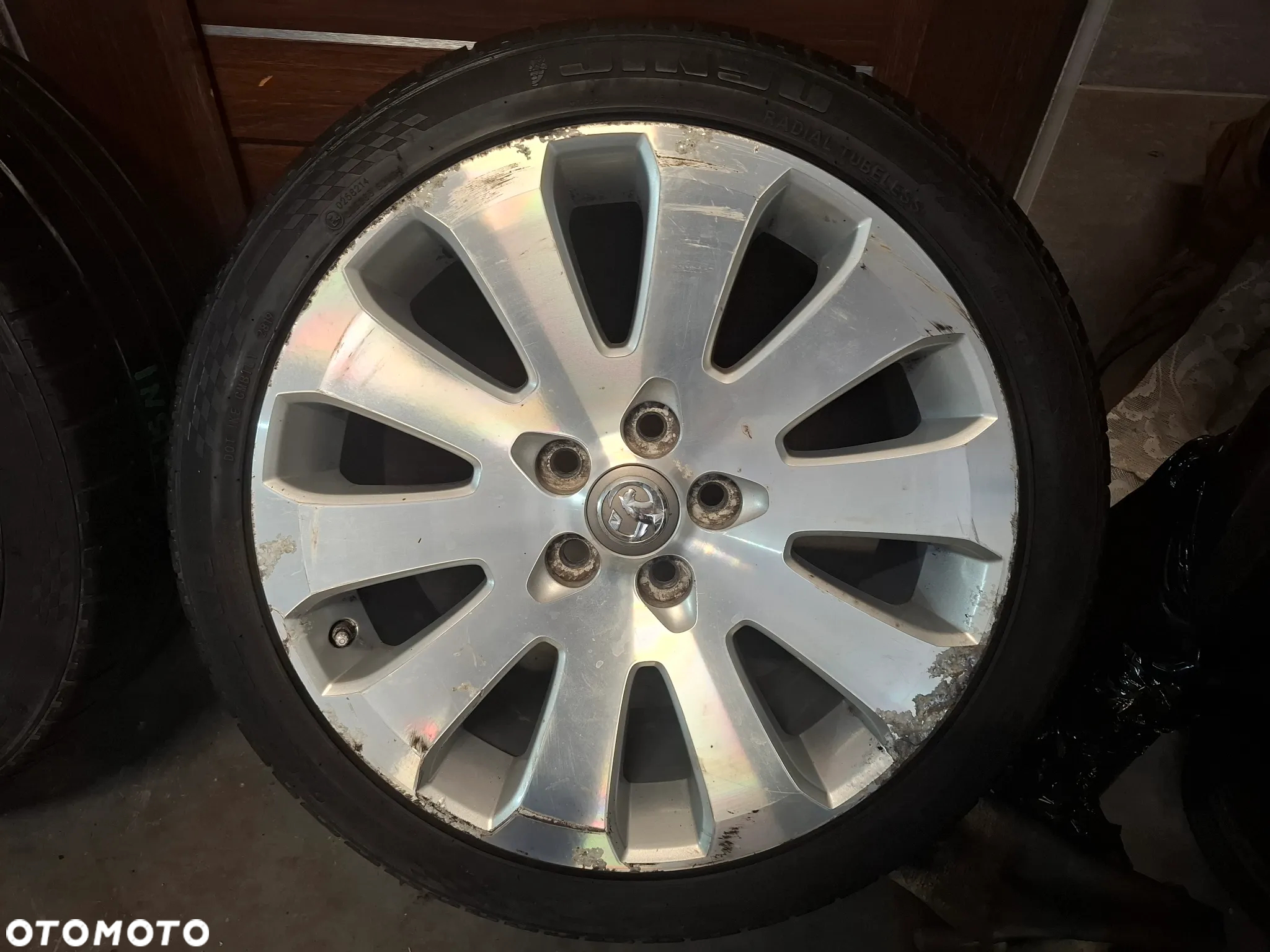 4x koła alufelgi z oponami 19 cali Opel Insignia A lift 245/45 R19 2024 rok bieżnik opon 2x7mm i 2x4,5mm 2019 rok - 8