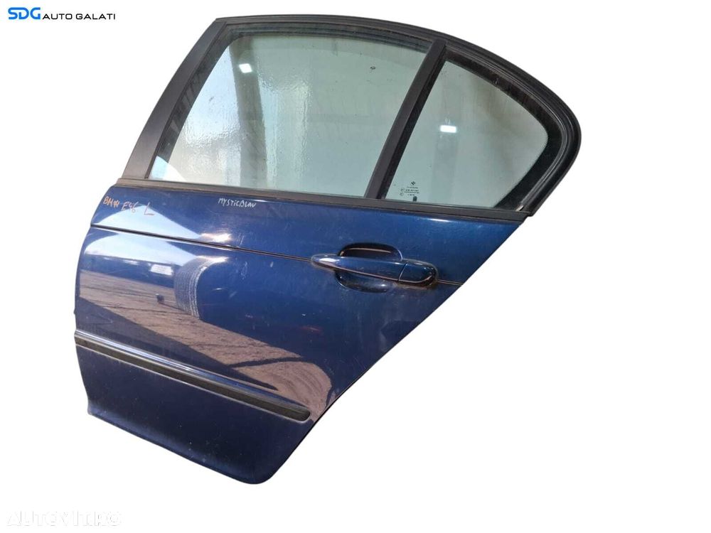 Usa Portiera Stanga Spate Dezechipata BMW Seria 3 E46 Berlina Sedan 1998 - 2006 Culoare Mysticblau [LC0021] - 8