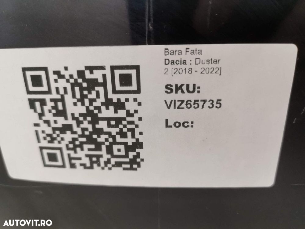 Bara Fata Dacia Duster 2 2018 2019 2020 2021 2022 Originala In Stare B - 8