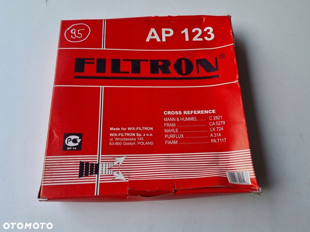 FILTR POWIETRZA Nissan 100NX Primera P10 Sunny II III 1.4 1.6 i _ AP123 - 1