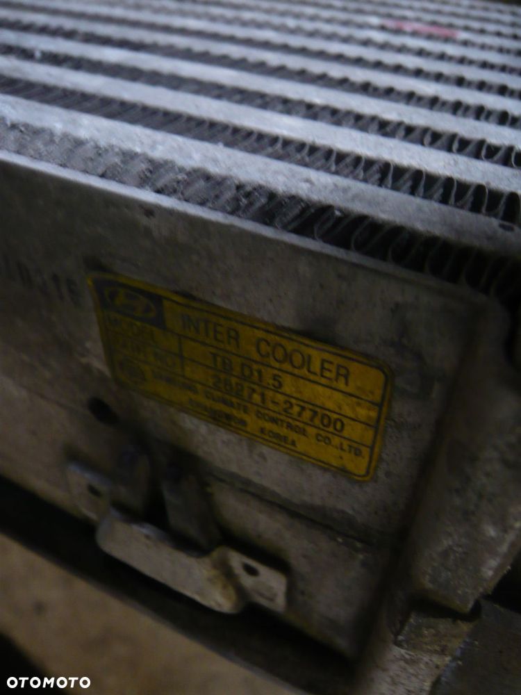 chłodnica powietrza intercooler 28271-27700 hyundai getz - 2