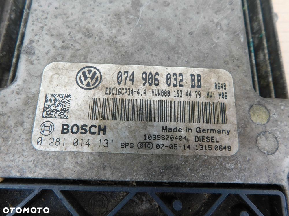 Komputer sterownik silnika VW Crafter 2.5 TDI oryginał OEM 160KM BB - 2