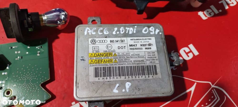 Części Lampy Bixenon Lewy Przód Audi A6 C6 2.0 TDI 2009 Blask Gołdap - 5