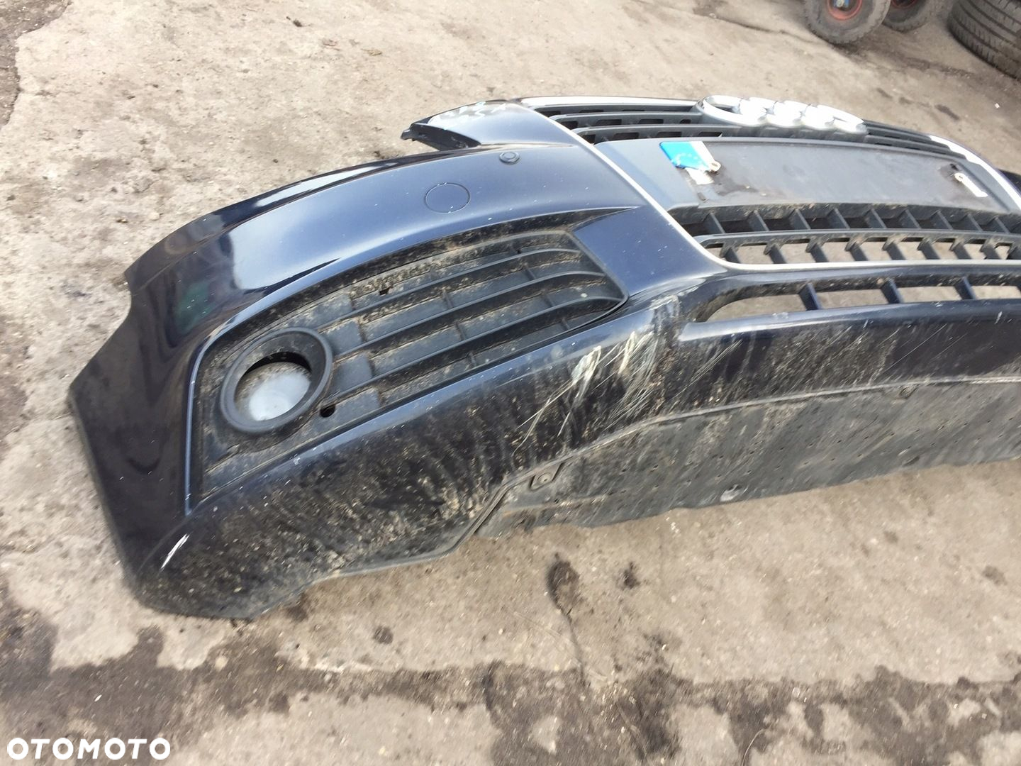 AUDI A4 B8 ZDERZAK PRZEDNI GRILL PRZÓD ATRAPA LZ5A - 4