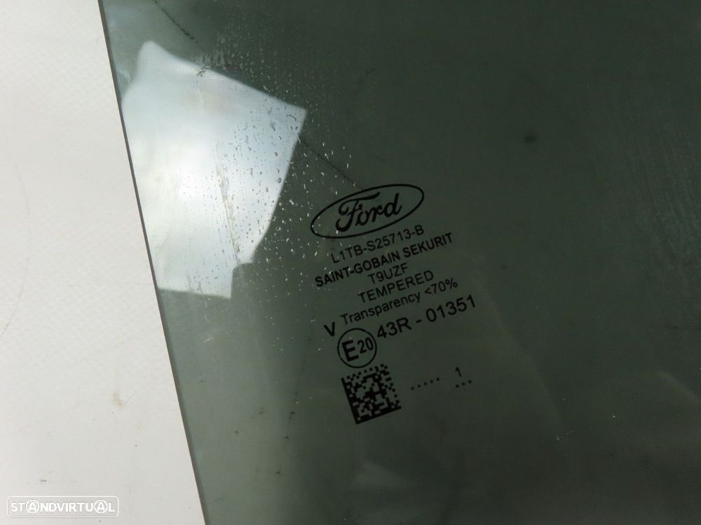 Vidro da porta Escurecido Esquerdo/Trás Seminovo/ Original FORD PUMA (CF7) - 2