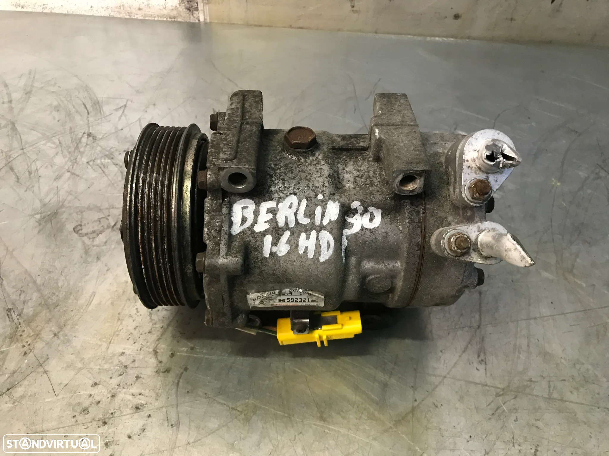 COMPRESSOR AC CITROEN XSARA PICASSO 1.6HDI SANDEN 1242 9659232180 - 3