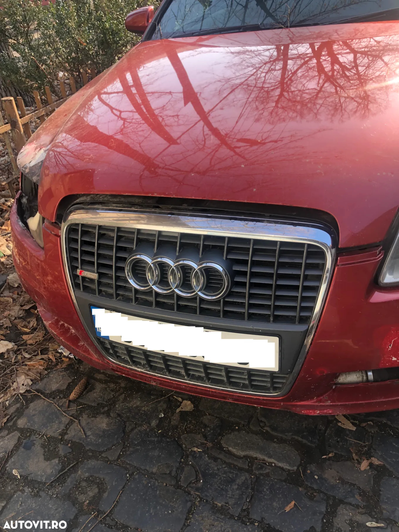 Grila centrala S line Audi A6 C6 4F 2008 - 8