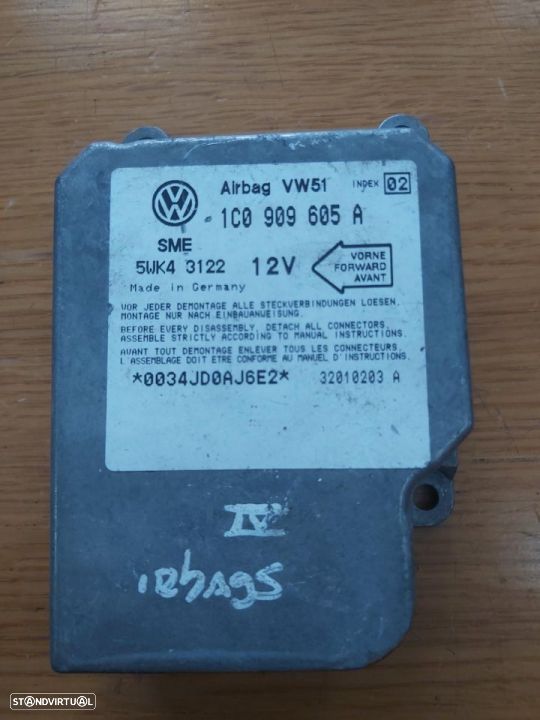 Centralina Modulo Airbag Vw Audi Seat Skoda  Ref: 6n0 909 603 - 1
