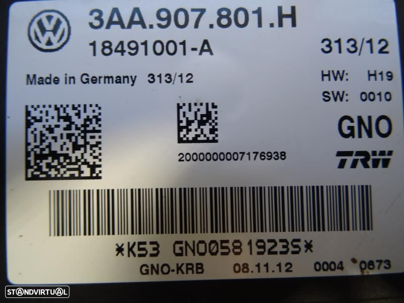 Centralina Do Fecho Central Volkswagen Passat Variant (365)  3Aa 907 8 - 2
