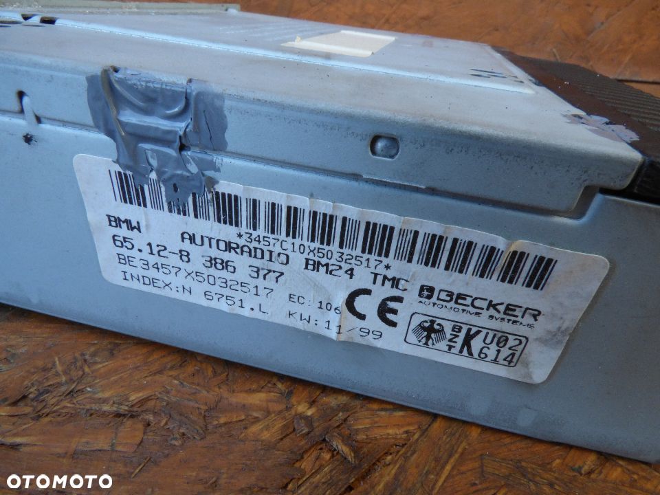 BMW E38  E39 TUNER RADIO BECKER  8386377 - 2
