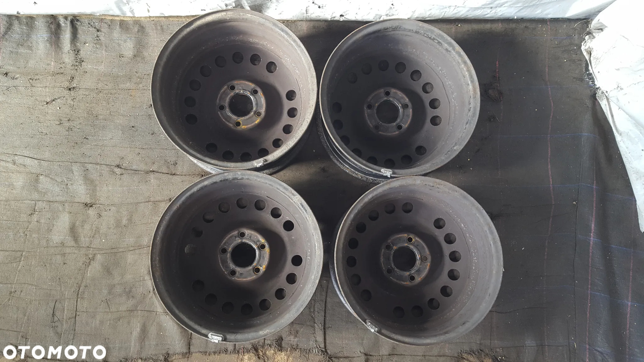 FELGI STALOWE 5x110 6Jx15 CALI ET49 OPEL ASTRA VECTRA KOMPLET - 7