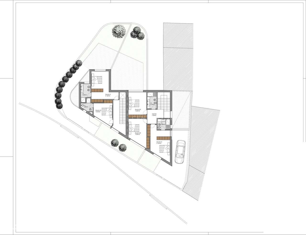 Terreno com Projeto aprovado construção de 2 moradias - Grande imagem: 2/5