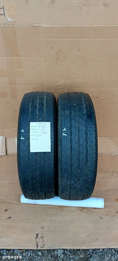 2X Opona Firestone Vanhawk 2 205/65 R16 6mm 1218 - 1