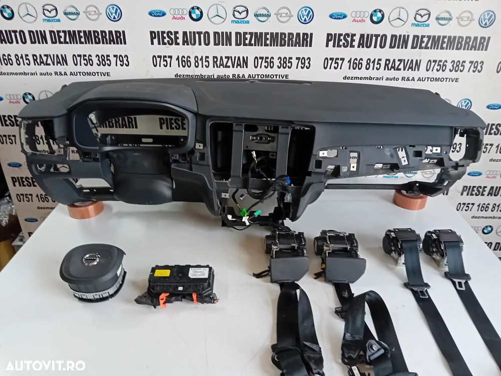 Plansa Bord Kit Airbag Complet Volvo S90 V90 2016-2020 Impecabile - 1