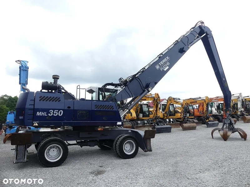 Fuchs MHL350 z Niemiec / Chwytak do złomu / - 5