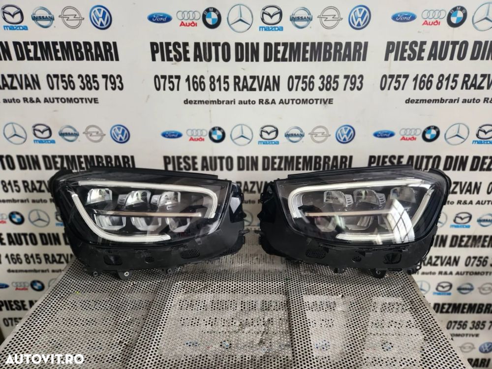 Faruri Far Stanga Dreapta Full Led Mercedes GLC W253 X253 Facelift Complete An 2019-2020-2021-2022 - 3