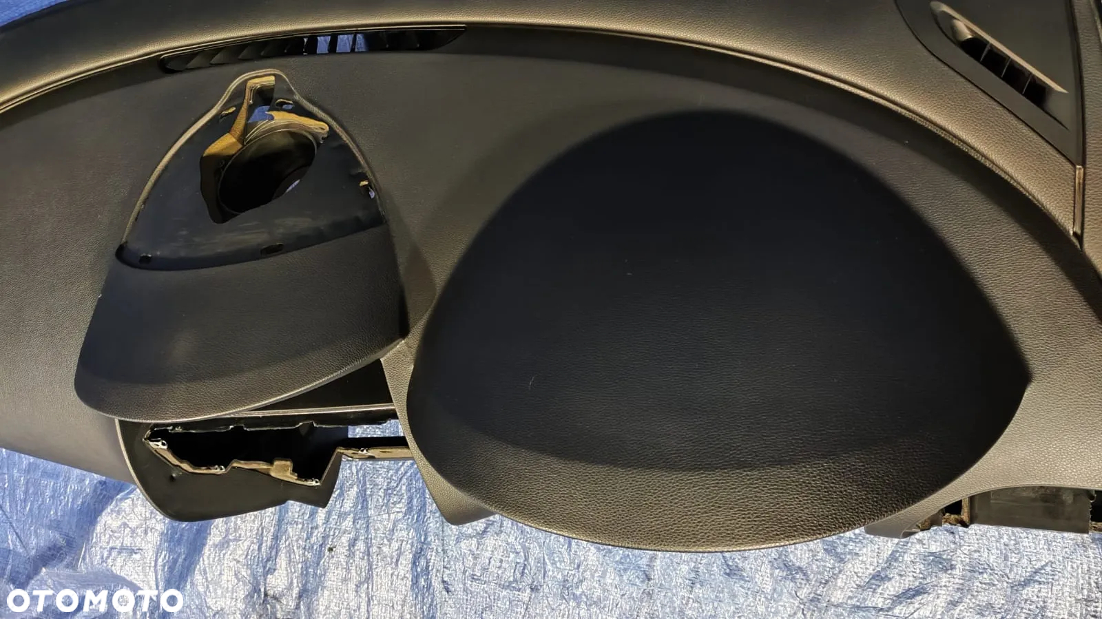 DESKA ROZDZIELCZA KONSOLA CZARNA SCHOWEK PASAŻERA ANGLIK UK BMW E63 E64 LCI LIFT - 4