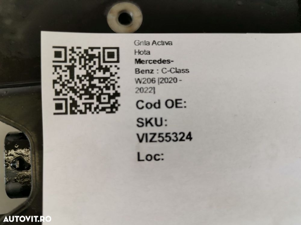 Grila Activa Hota Mercedes-Benz  C-Class W206 [2020 - 2022] Original I - 8