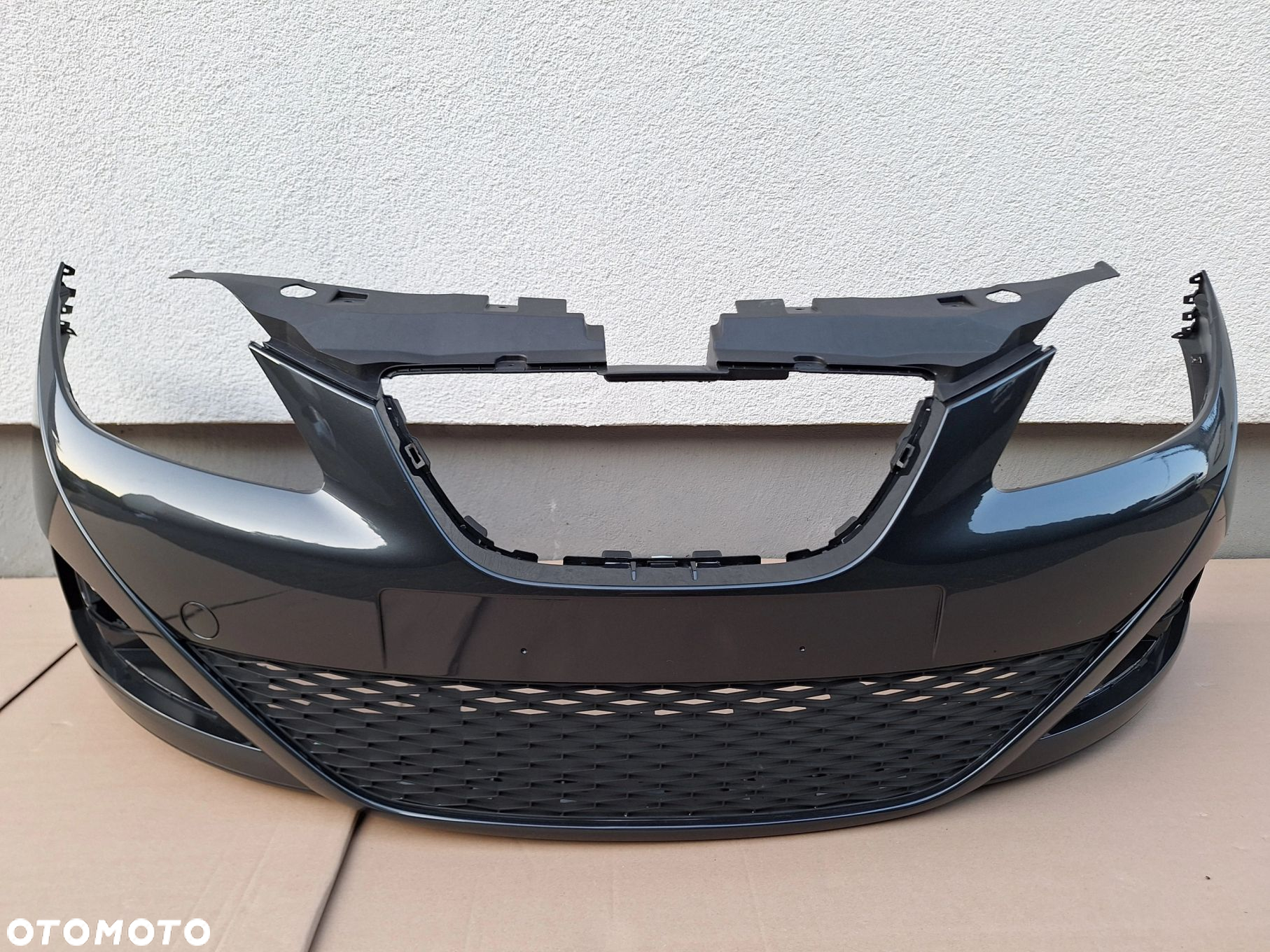 SEAT IBIZA IV 08-12r 6J0 ORYGINAŁ NOWY BDB SZARY MET. ZDERZAK PRZÓD PRZEDNI 6J0807221 WYSYŁKA 24H - 4