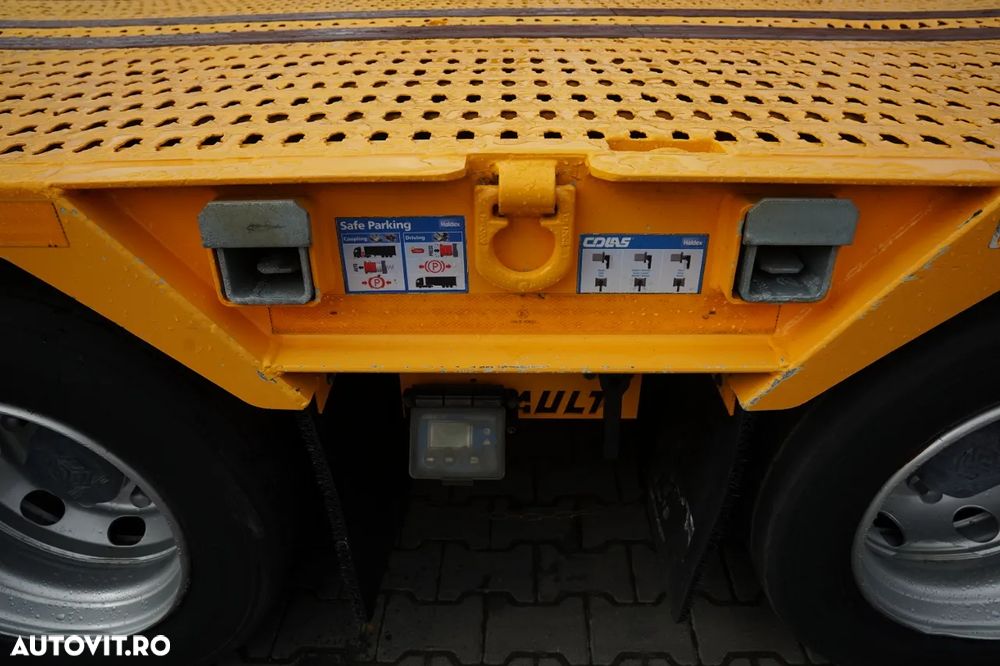 Louault TRACTOR 13,6 M / BETON JOS / PLATFORMĂ HIDRAULICĂ / RAMPE HIDRAULICE / AX DE DIRECȚIE / TRONCIU / LĂRGIRE - 19