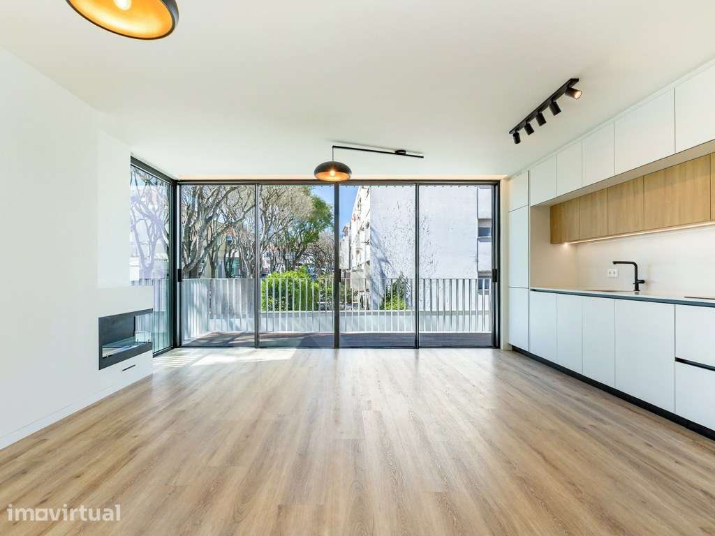 Apartamento T3 novo com varanda no centro de Cascais - Grande imagem: 3/25