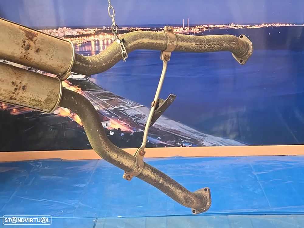 BMW Série 7 E65 E66 745i V8 Silencioso Traseiro panela de Escape Muffler OEM Original 2001- - 3