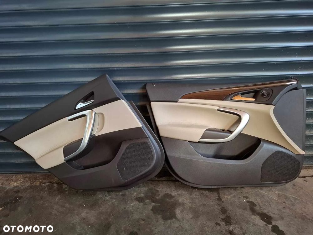 BOCZKI DRZWI TAPICERKA OPEL INSIGNIA A I KOMPLET