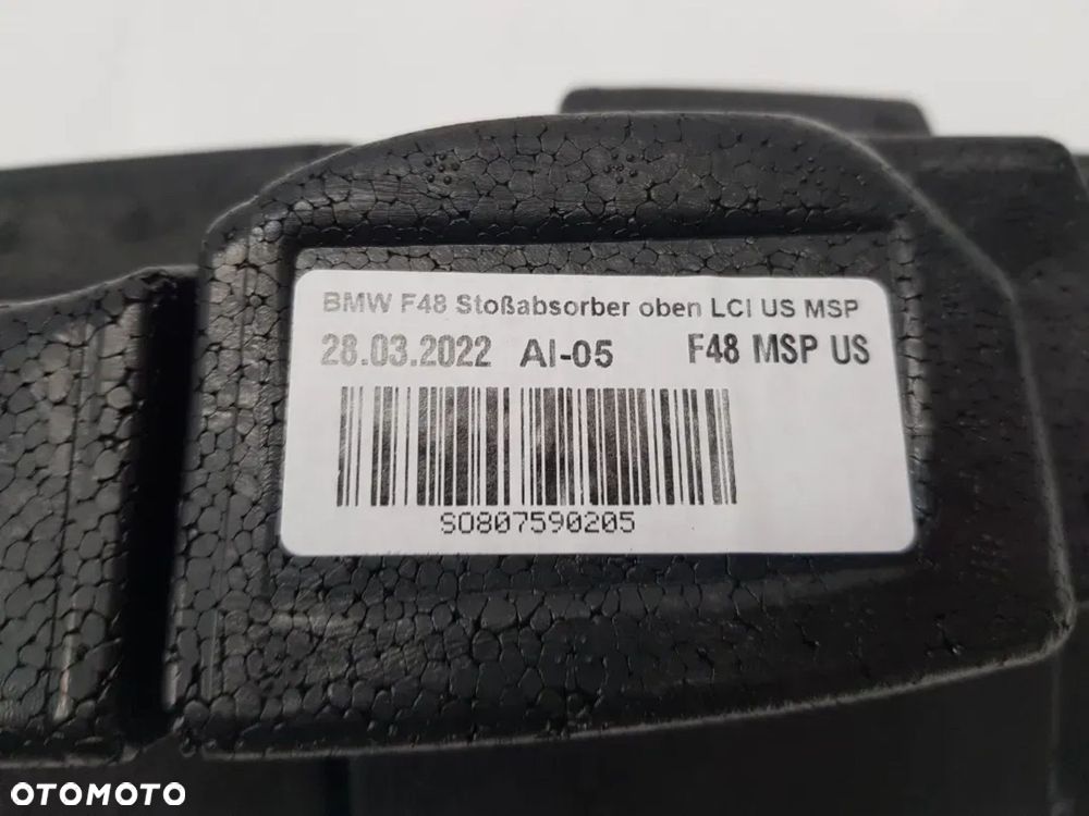 Absorber zderzaka przód pianka BMW X1 F48 LCI US MSP 8075902 587455-11 - 10