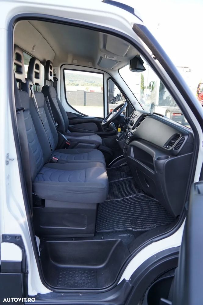Iveco 35-160 / CONTAINER - 4,3 M / platformă elevatoare SORENSEN - 750 KG / MANUALĂ / IMPORTATĂ / EURO 6 - 29