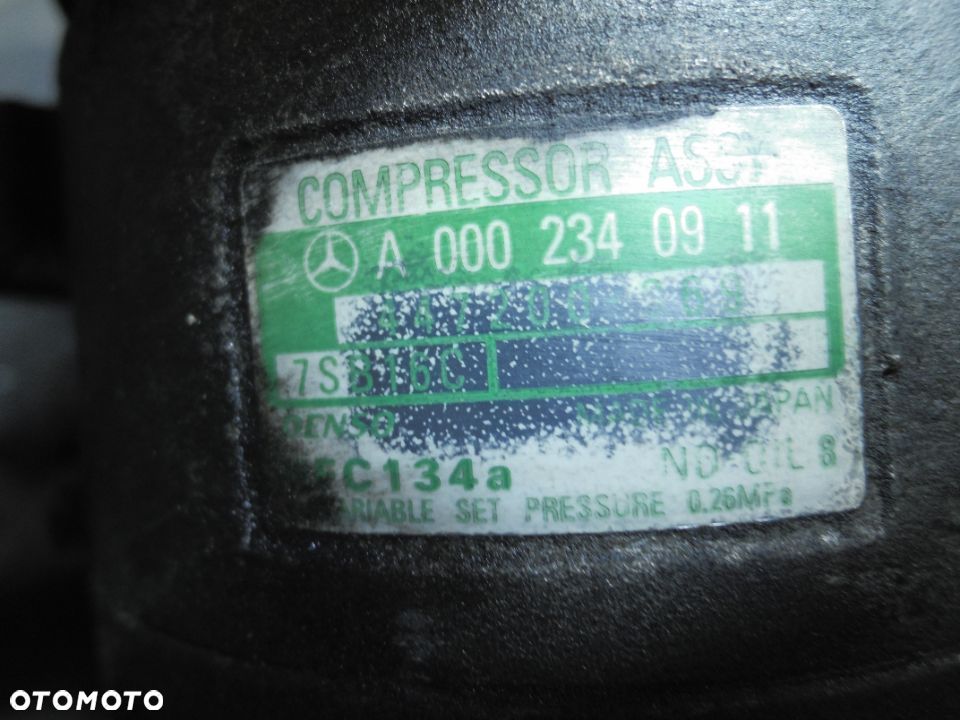 KOMPRESOR KLIMATYZACJI MERCEDES W202 2.2CDI A0002340911 POSIADAM 4 SZTUKI - 4