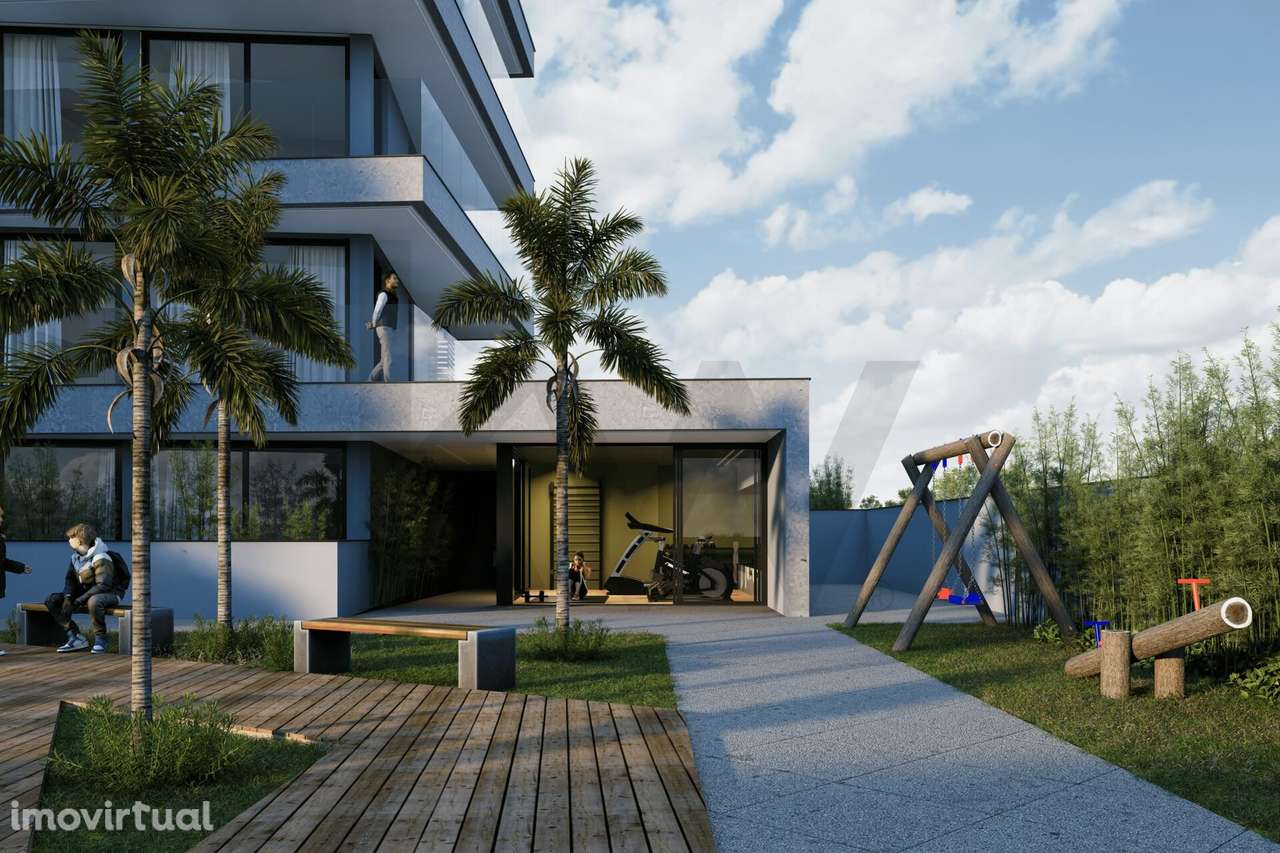 Apartamento T2 - 129,50m2 - Varanda - Condomínio Privado - S. Félix da - Grande imagem: 5/15