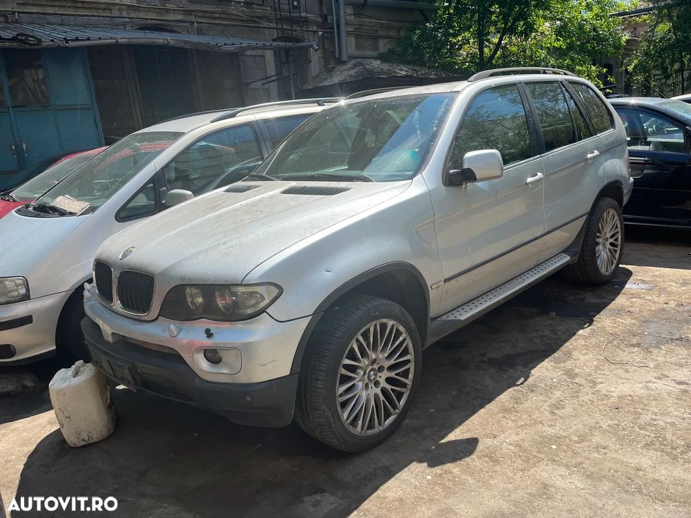 Dezmembrez Bmw X5 E53 facelift 2006 gri argintiu 3.0D 218CP xenon trapa - 1
