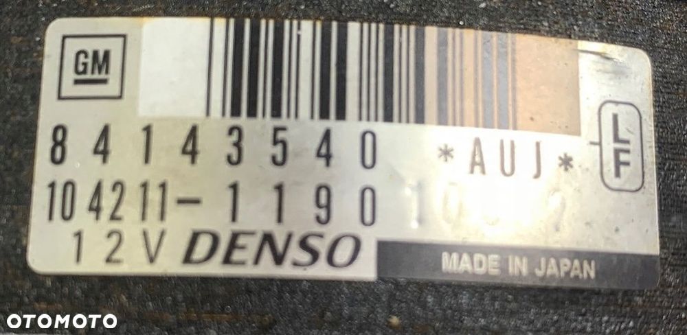 P2 CADILLAC ESCALADE IV 2014 - 6.2 V8 ALTERNATOR GM 84143540 - 12