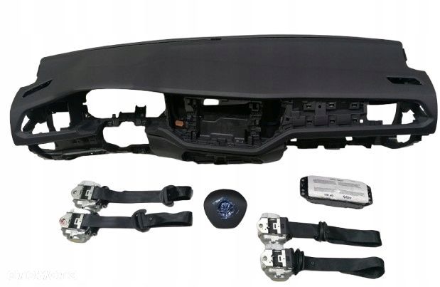 komplet poduszki deska pas pasy volkswagen vw t-roc - 1