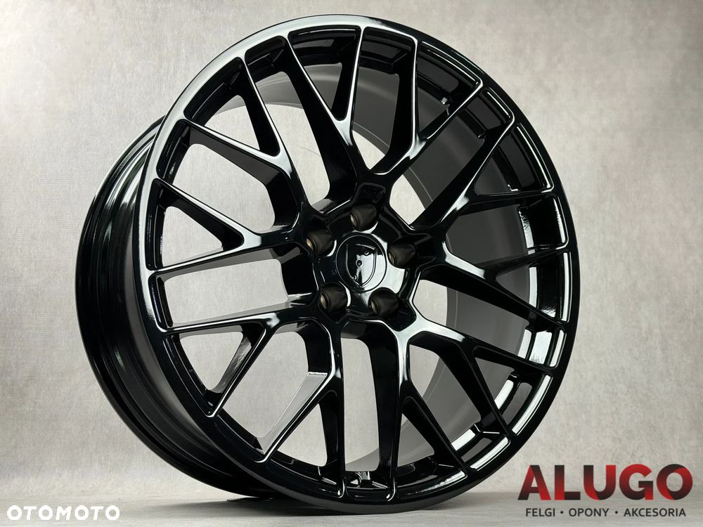 Alufelgi 20" 5x112 do Porsche Macan 9J 10J Czarny Połsk Faktura VAT - 3