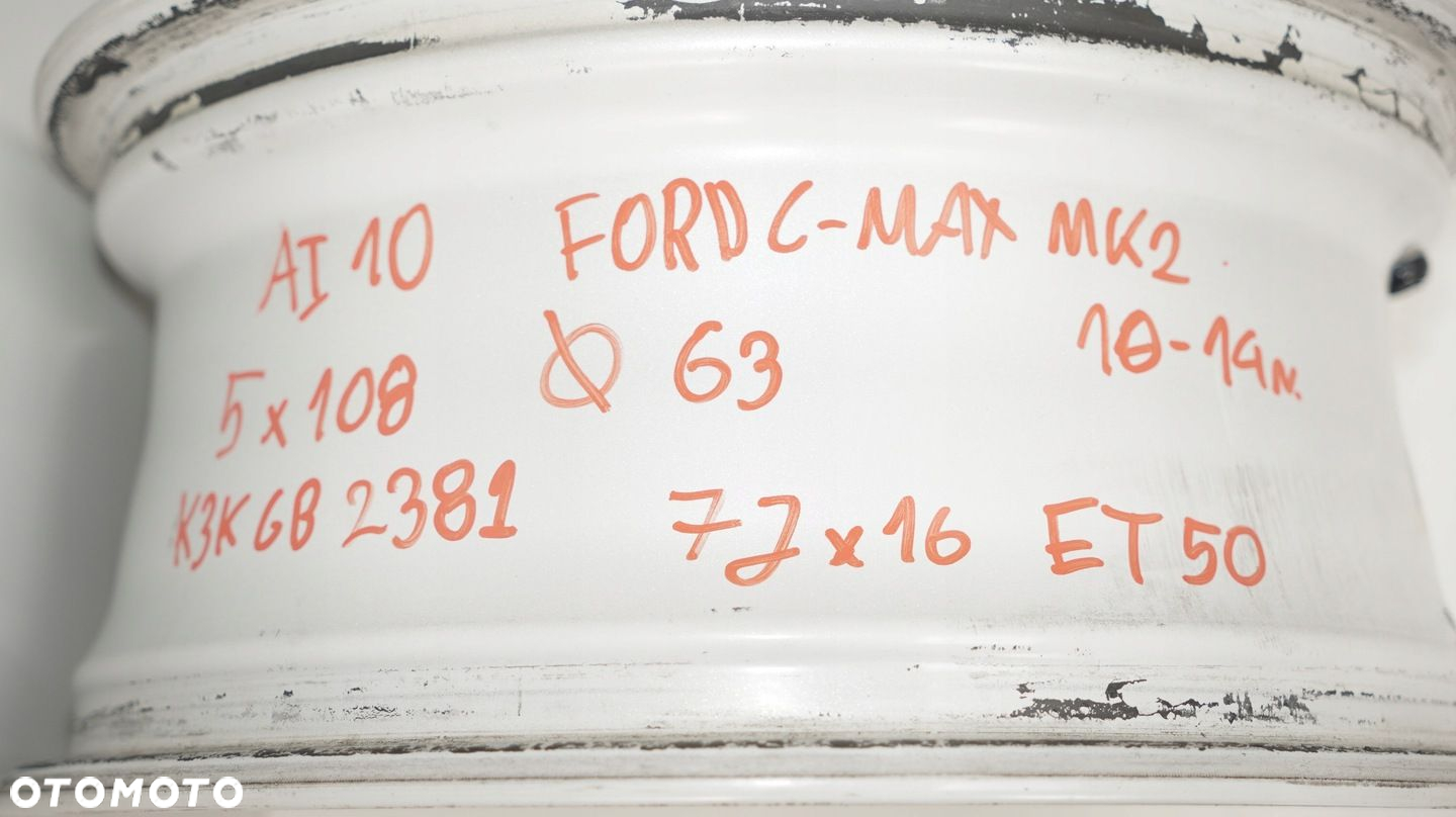 FELGI ALUMINIOWE FORD GRAND C-MAX MK2 5X108 7JX16 10R- - 2
