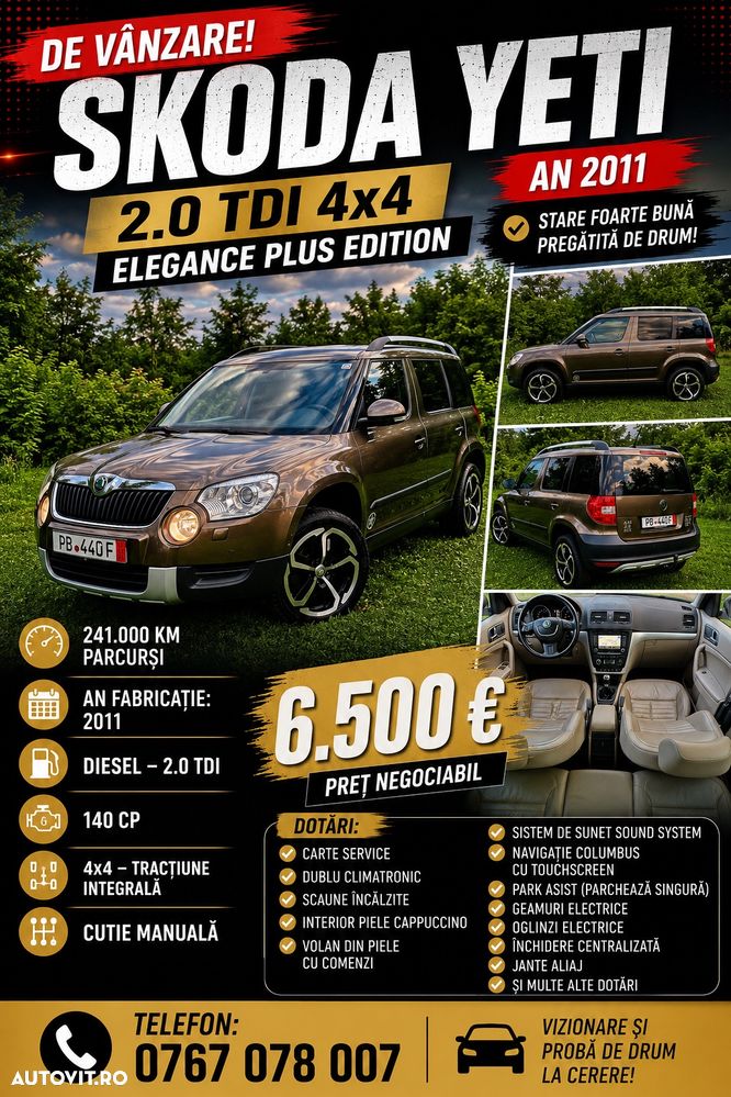 Skoda Yeti 2.0 TDI 4x4 Elegance PLUS EDITION - 1