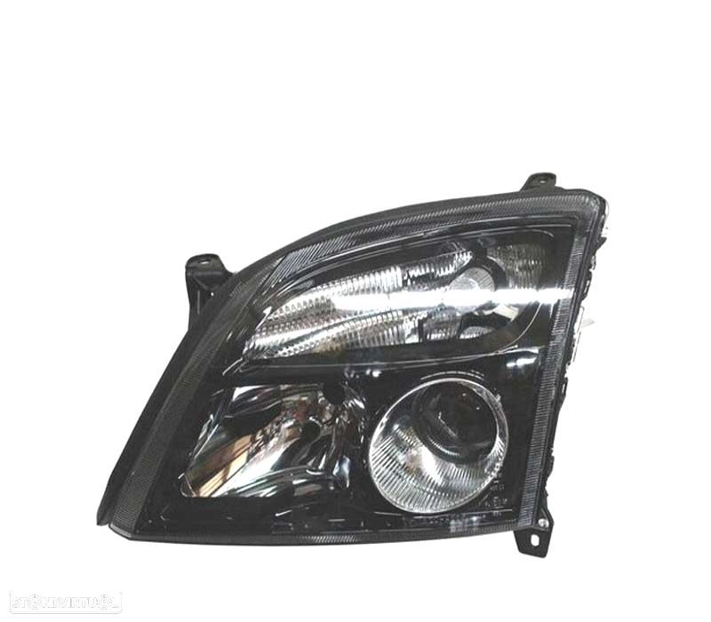 FAROL OPTICA DIREITA OPEL VECTRA C 02-05 SIGNUM 03-05 FUNDO PRETO - 1